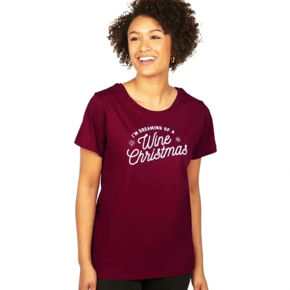Tipsy elves‎ “I’m dreaming of a wine Christmas “ NWT Size Medium